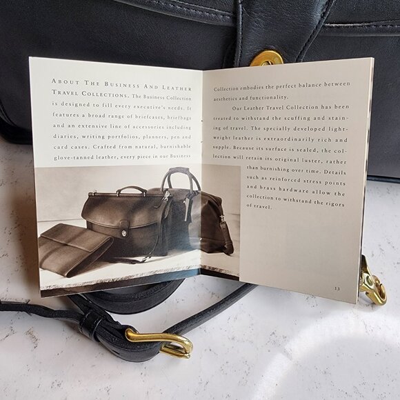 Vintage Black Coach Beekman Briefcase - Picture 2 of 8